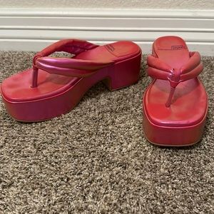 Jeffrey Campbell Platform Flip-Flop Sandals